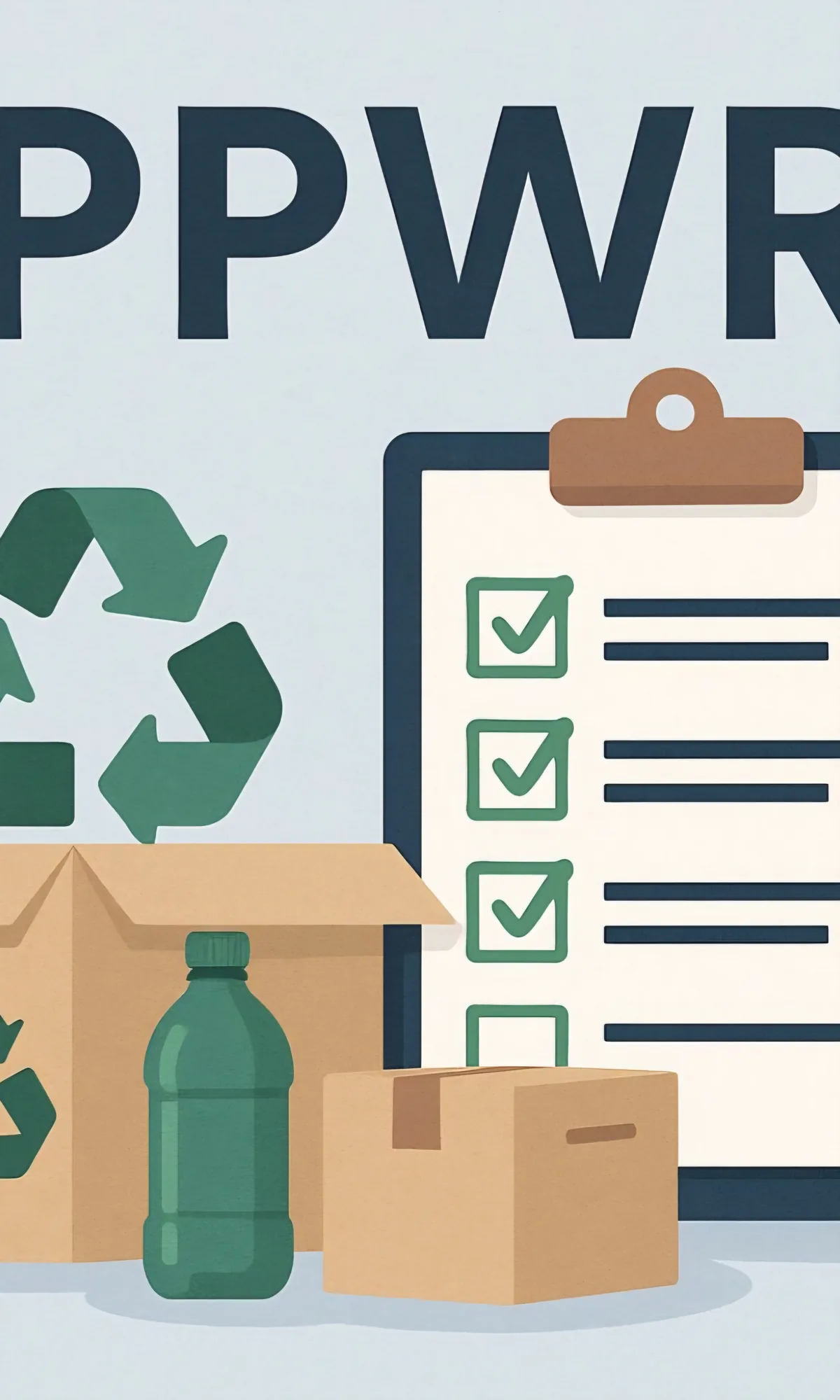Packaging waste rules: recycling symbol, cases and a checklist