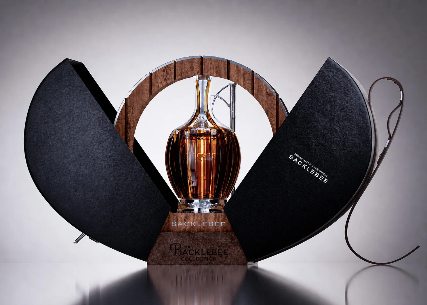 Decanter in its presentation case